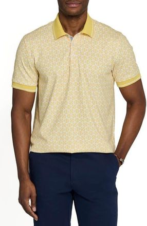 ConStruct Slim Fit Tennis Ball Polo Short Sleeve Shirt in Yellow at Nordstrom, Size X-Large