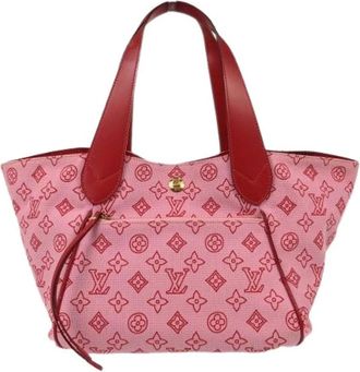 Louis Vuitton Pre-owned Tote Bags, female, Pink, Size: ONE SIZE Pre-owned Canvas Tote Bag