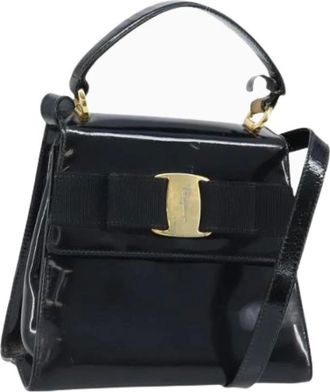 Ferragamo Pre-owned Handbags, female, Black, Size: ONE SIZE Pre-owned Hand Bag