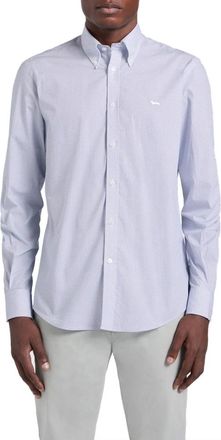 Harmont & Blaine Casual Shirt - Heren - Casual Overhemden - Blauw - 3XL - Katoen - Overhemden