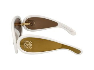 Loewe LW40108I Shield-Frame Sunglasses - White