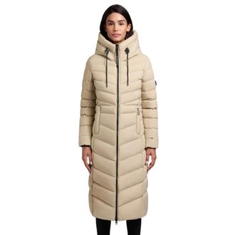 Khujo Dames, Mantels, Beige, Maat: S Leer