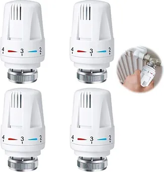 OEM V&aacute;lvula Termost&aacute;tica De Radiador De 4 Piezas, V&aacute;lvula Termost&aacute;tica De Radiador, Cabezal Termost&aacute;tico De Radiador