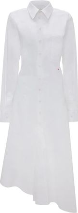 Victoria Beckham Chemisier asimmetrico - Bianco