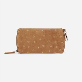 Hobo Womens Spark Double Sunglass Case In Whiskey Embossed Hearts