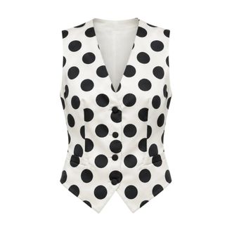 Dolce & Gabbana Chaleco - Jackets - Mujer - Blanco - M