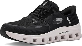 Skechers Slip-Ins Glide Step Pro Mens Walking Shoes Black/Grey : 11.5 D - Medium, Textile
