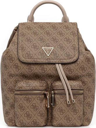 Guess Co Zaino Manhattan con monogramma - Marrone