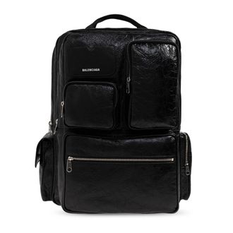 Balenciaga Heren, Tassen, Zwart, Maat: ONE Size Katoen