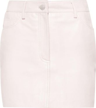 Remain leather mini skirt - women - Sheepskin/Polyester - 38 - Pink