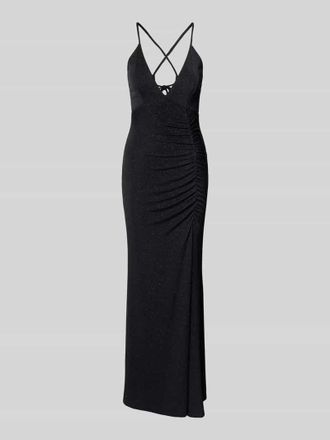 Jake*s Abendkleid mit Effektgarn in Black, Gr&ouml;&szlig;e 40