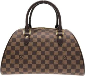 Louis Vuitton Pre-owned Damier Handtas - Dames - Vintage Handtas - Bruin - ONE Size - Vintage