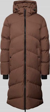 Cars Jeans Steppmantel mit Kapuze Modell HESSYA in Mittelbraun, Größe XXL