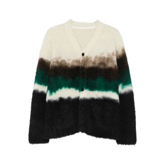 sacai V-neck Cardigan - male - Sacai - Cardigans - Multicolor - XS - Knitwear