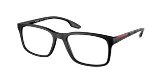 Prada Demo Rectangular Mens Eyeglasses PS 01LV 1BO1O1 54