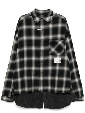 Miharayasuhiro reversible shirt - men - Cotton - 46 - Black
