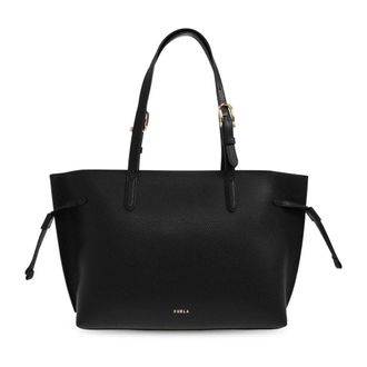 Furla Tote Bags, female, Black, Size: ONE SIZE Ava Medium Tote