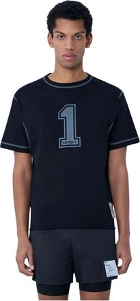 SATISFY Hombre, Camisetas, Negro, Talla: S