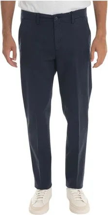 Harmont & Blaine Cavallery Slim Fit Chino - Heren - Broeken - Blauw - Maat: 5XL Katoen