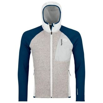 Ortovox Fleece Grid Plus Classic Knit Hoody Fleecejacke f&uuml;r Herren | grau