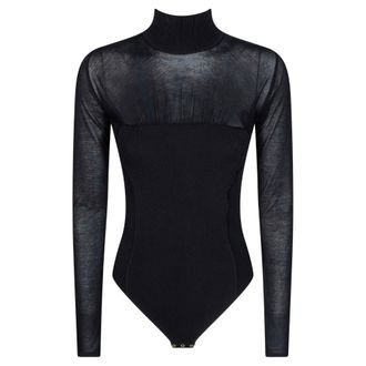 Elisabetta Franchi Body de Tricot - Tops - Mujer - Negro - XS