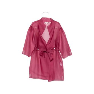Antonelli Sheer Belted Coat