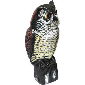 OEM Espantap&aacute;jaros Adorable, Gira La Cabeza Con El Viento, Funciona Sin Pilas, Color Marr&oacute;n
