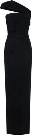 CHRISTOPHER ESBER Beach Glass Gedrapeerde Jersey Strapless Jurk - Dames - Avondkleed - Zwart - S - Kleedjes