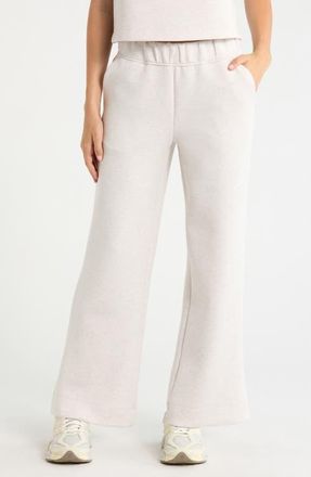 Lord & Taylor Dreamweave Relaxed Straight Leg Pants in Heather Moonbeam at Nordstrom, Size X-Large 30