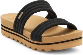 Reef Kaia 2 Bar Slide Sandal in Black at Nordstrom Rack, Size 11