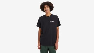 Levi's Relaxed Fit Graphic T Shirt - Mens - 2XL - Black