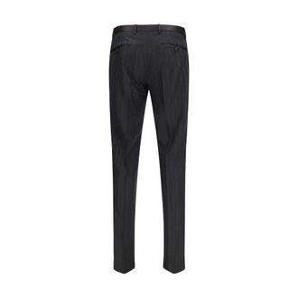 Dolce & Gabbana Mens Black Wool Oves Aries Dress Pants