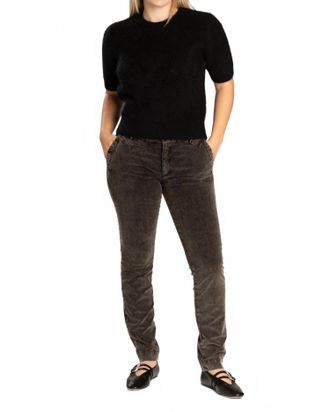 Mason's Jacqueline Winter Corduroy Trousers In Midnight