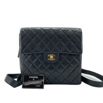 Chanel Matelasse Black Backpack (Pre-Owned)