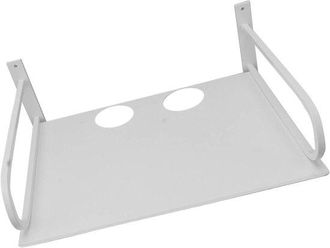 OEM Estante De Pared De Aluminio Para Router Y M&oacute;dem, 28,5 X 20 X 13,5 Cm, Color Plata, Incluye Kit De Montaje