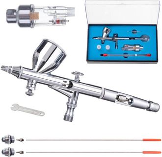 OEM Kit Aer&oacute;grafo Hs-80 Boquillas 0.2 0.3 0.5 Deshidratador Modelado Tatuaje