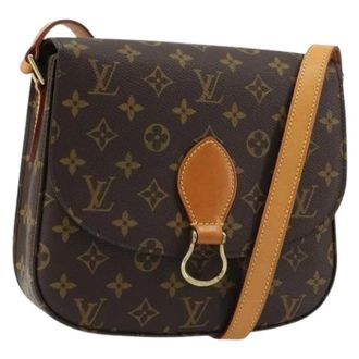 Louis Vuitton Pre-owned Cross Body Bags, female, Brown, Size: ONE SIZE Pre-owned Saint Cloud Shoulder Bag