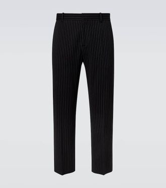 Acne Studios Pantaloni regular gessati