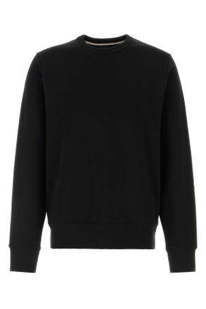 HUGO BOSS Black Cotton Sweatshirt