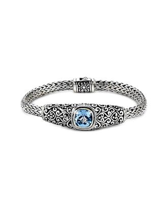 Samuel B. Silver 3.50 Ct. Tw. Topaz Bracelet