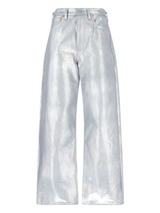 Junya Watanabe Metallic Jeans - Silver