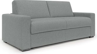 Divani.Store Divani.store - Nixon Sof&aacute; Convertible Con Colch&oacute;n H2o En Tela Impermeable 220 Cm (mat. 160x197) Gris