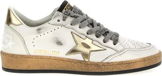 Golden Goose Ball Star Sneakers Gold