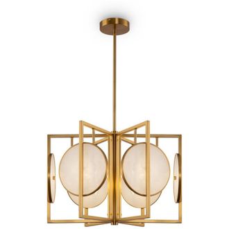 Maytoni Marmo Plaf&oacute;n Colgante Moderno Dorado - Maytoni