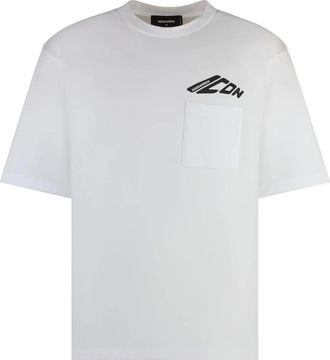 Dsquared2 Uomo, Top, Bianco, XL, new