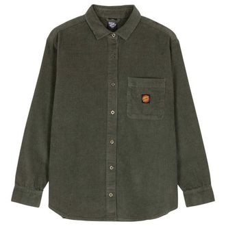 Santa Cruz Classic Label L/S Shirt Hemd f&uuml;r Damen | oliv