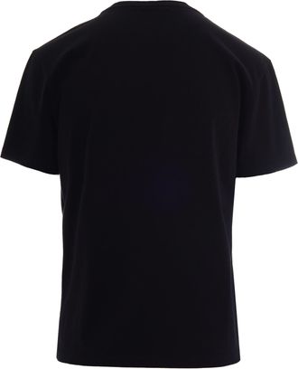 MC2 Saint Barth Womens T-Shirt Emilie Strass Black Cotton T-Shirts & Jerseys
