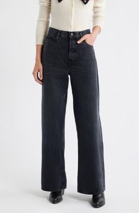 Frame Denim The Loose High Waist Wide Leg Jeans in Set List at Nordstrom Rack, Size 31