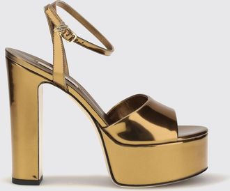 Casadei Patty Interstellar Patent Leather High-Heeled Platform Sandals