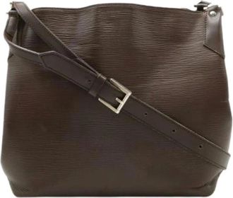 Louis Vuitton Pre-owned Shoulder Bags, female, Brown, Size: ONE SIZE Pre-owned Leather Shoulder Bag